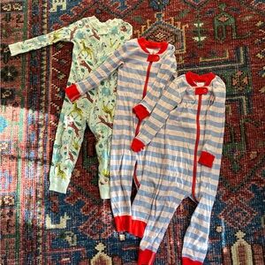 Hanna Andersson Zippered Pajamas BUNDLE